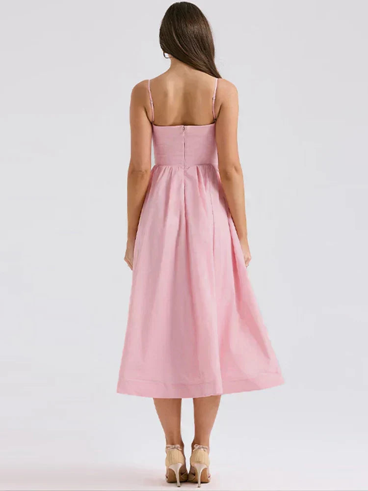 Eleanora | Spaghetti strap dress with elegant fit
