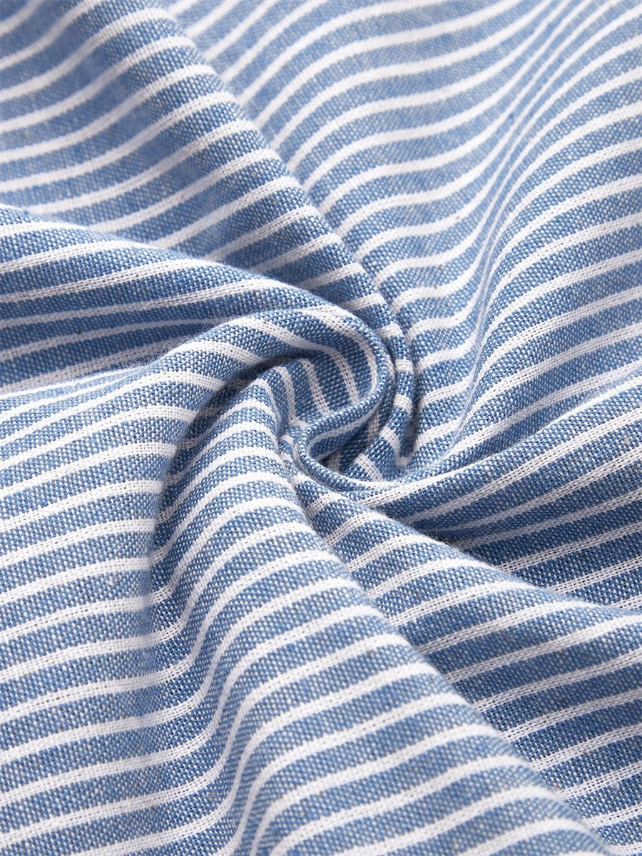 Lenna | Elegant Striped Midi Dress