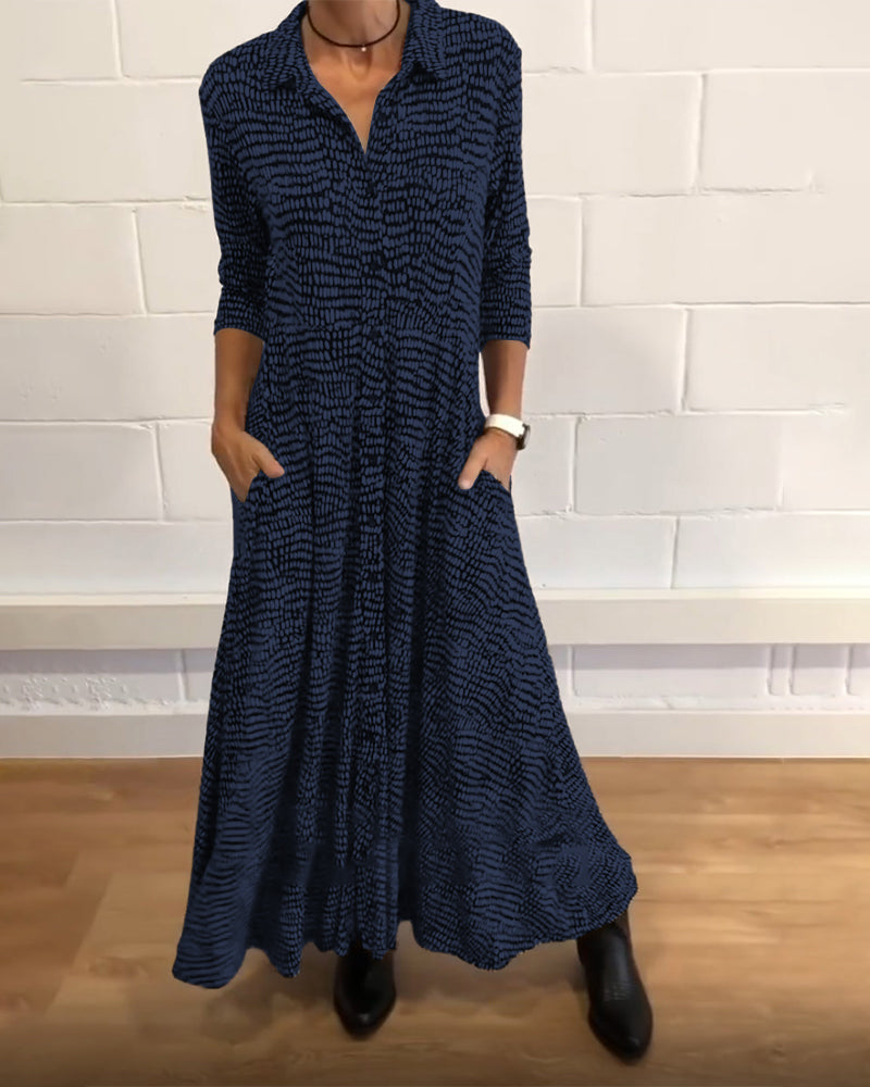 Coralie | Button Down Maxi Dress