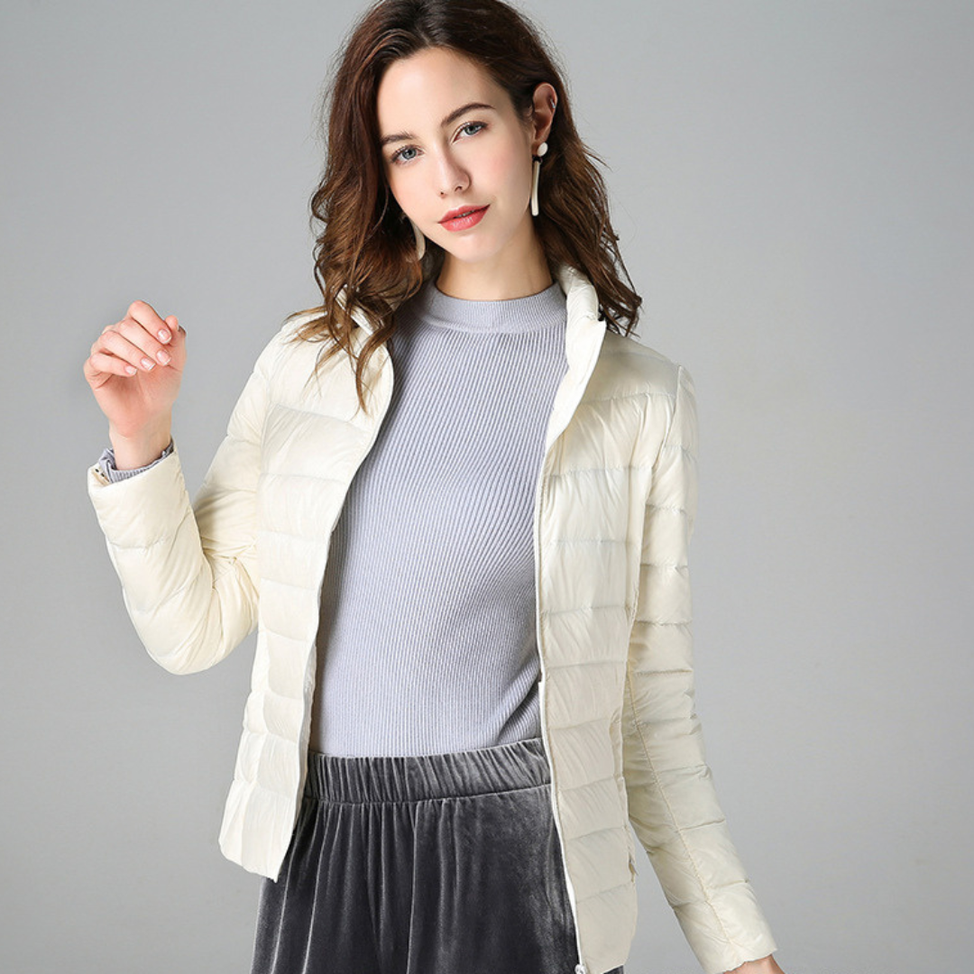 Amaris | Featherlight Jacket Insulated with White Duck Down