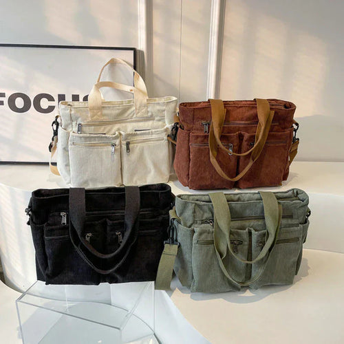 Alice | Urban Cord Tote Bag