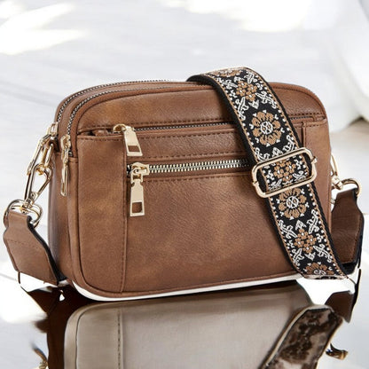 Odette | Refined Leather Shoulder Bag