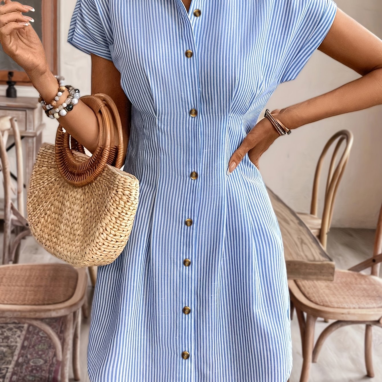 Faustine | Easygoing Striped Dress