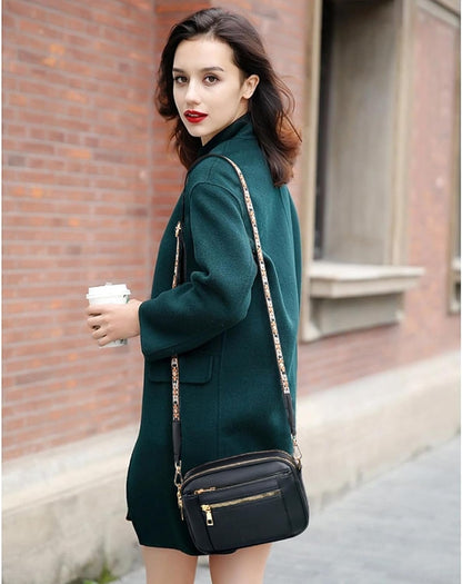 Odette | Refined Leather Shoulder Bag