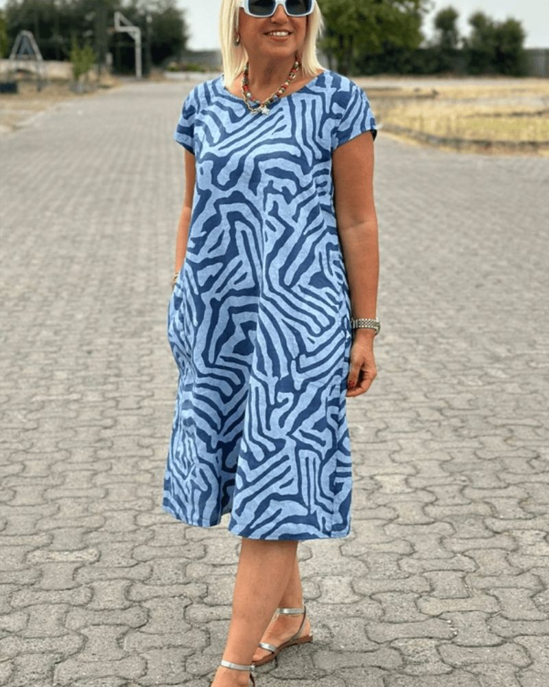 Lucinda | Chic summer dress with printed design