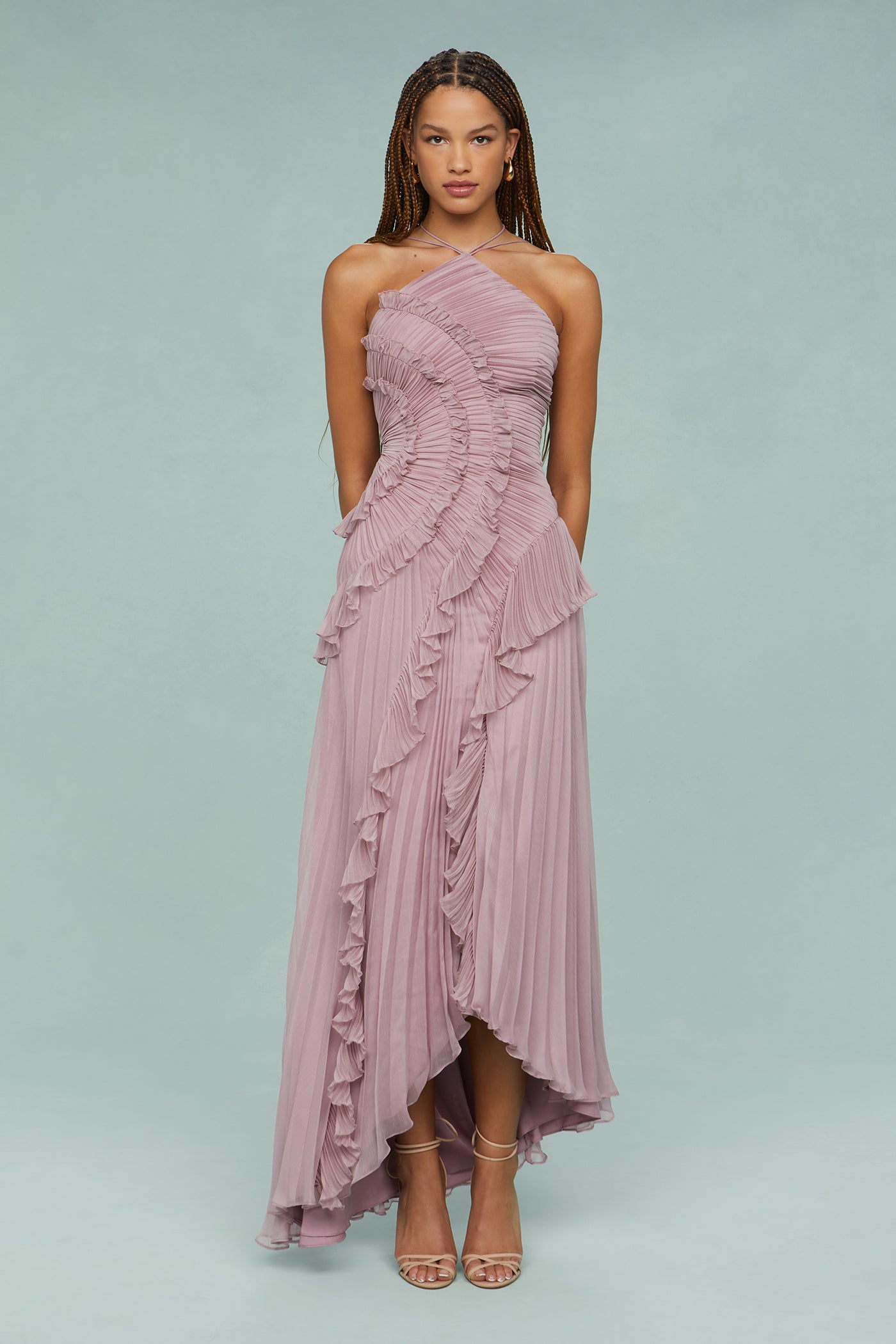 Halter Neck Dress by Paige