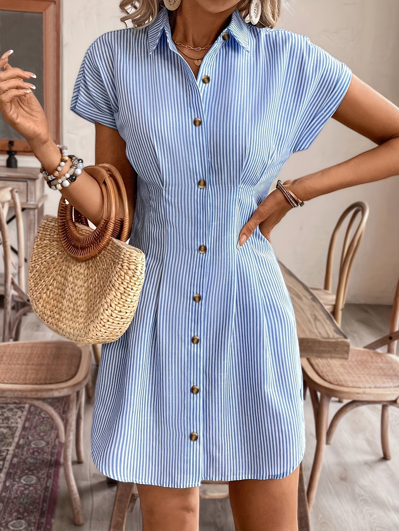 Faustine | Easygoing Striped Dress