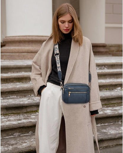 Odette | Refined Leather Shoulder Bag