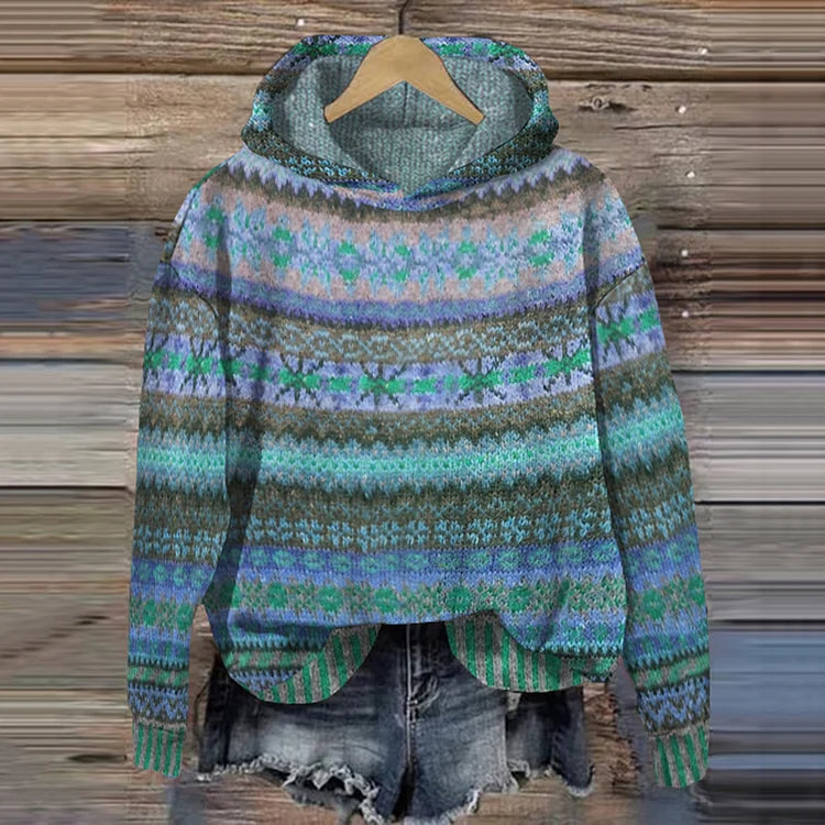 Gaby | Retro Ethnic-Style Hoodie