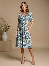 Light blue floral