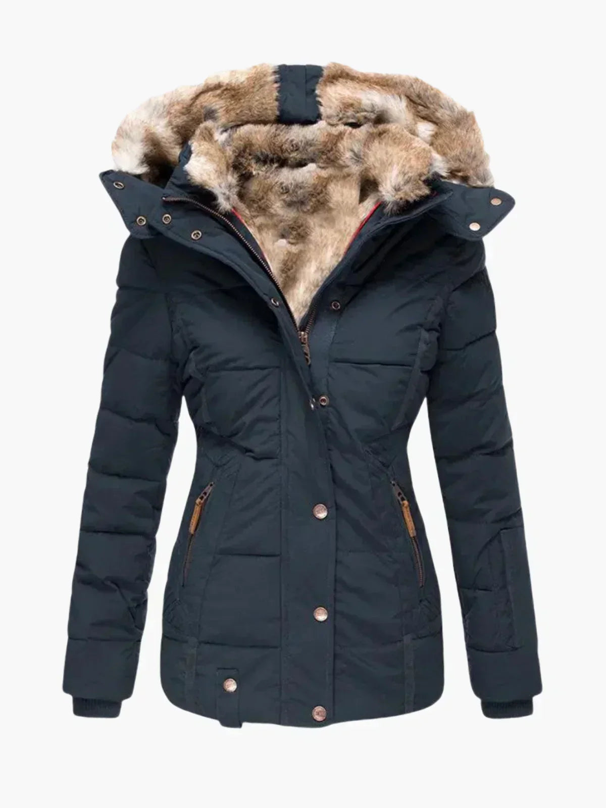 Anna | Plush Fur-Lined Winter Jacket