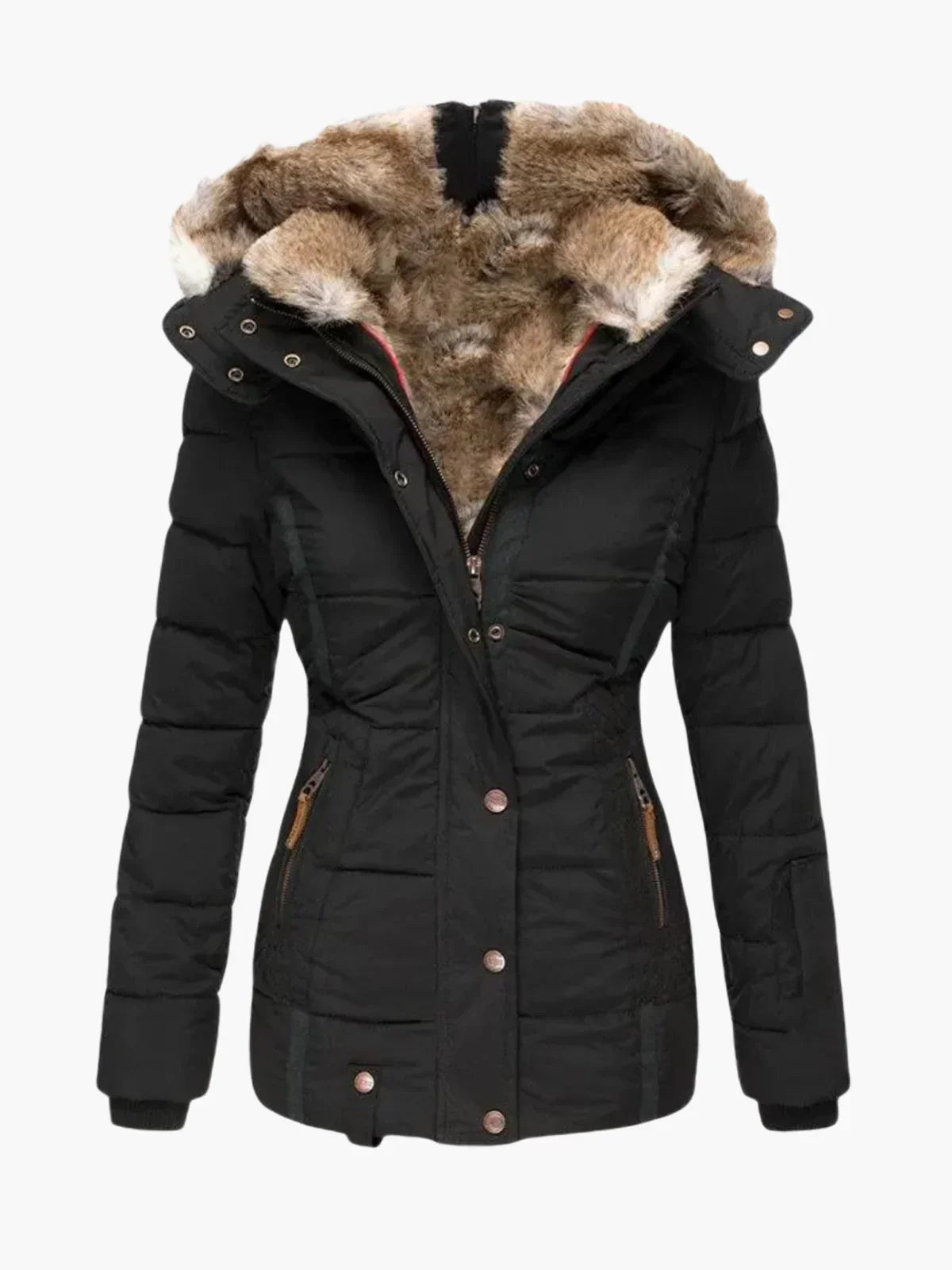 Anna | Plush Fur-Lined Winter Jacket