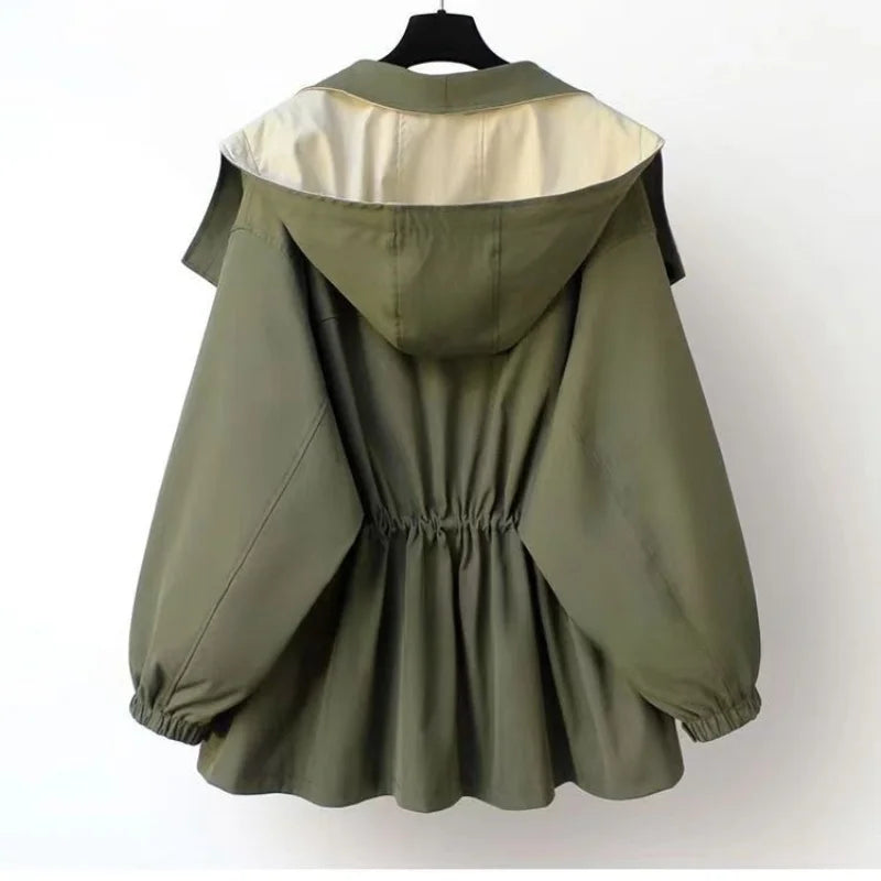 Clemence | Trendy Hooded Windbreaker Coat