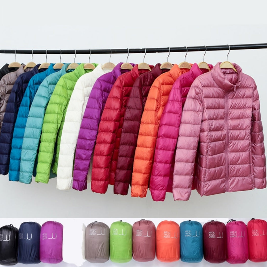 Amaris | Featherlight Jacket Insulated with White Duck Down