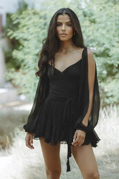 Serena | Elegant mini dress with sleeves