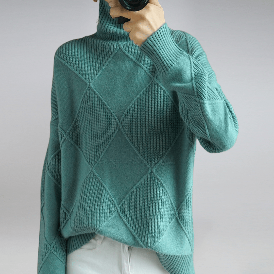 Alice | Plush Turtleneck Knit Jumper
