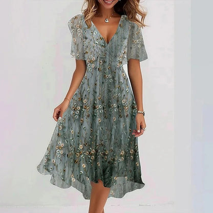 Talia | Elegant colourful dress