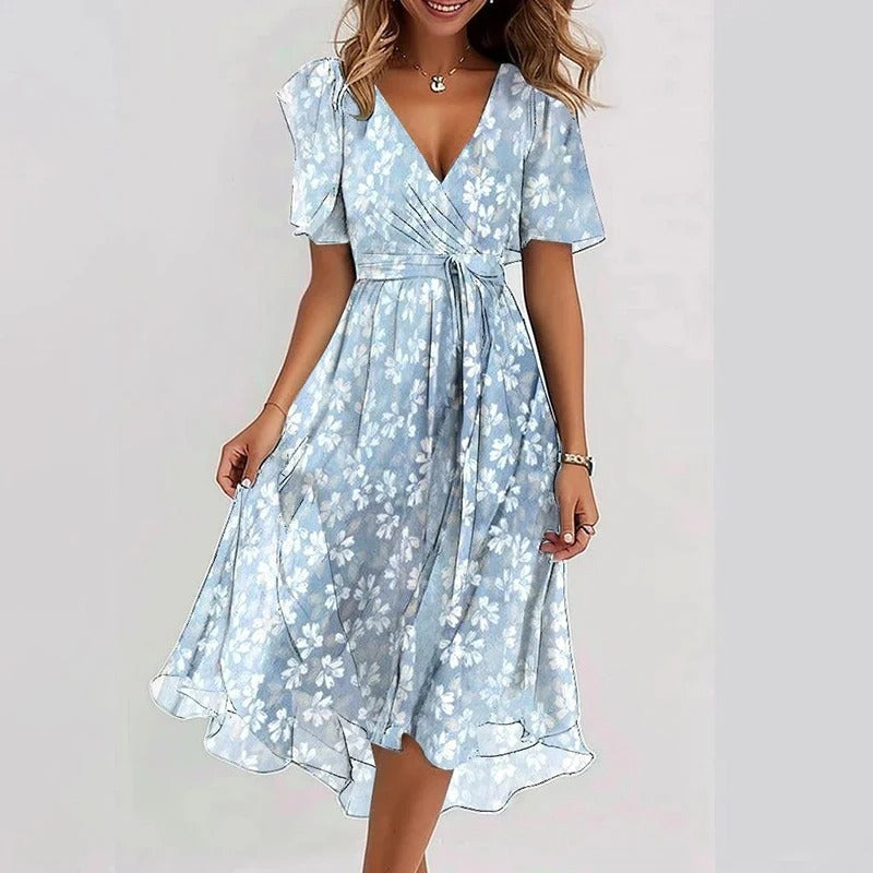 Talia | Elegant colourful dress