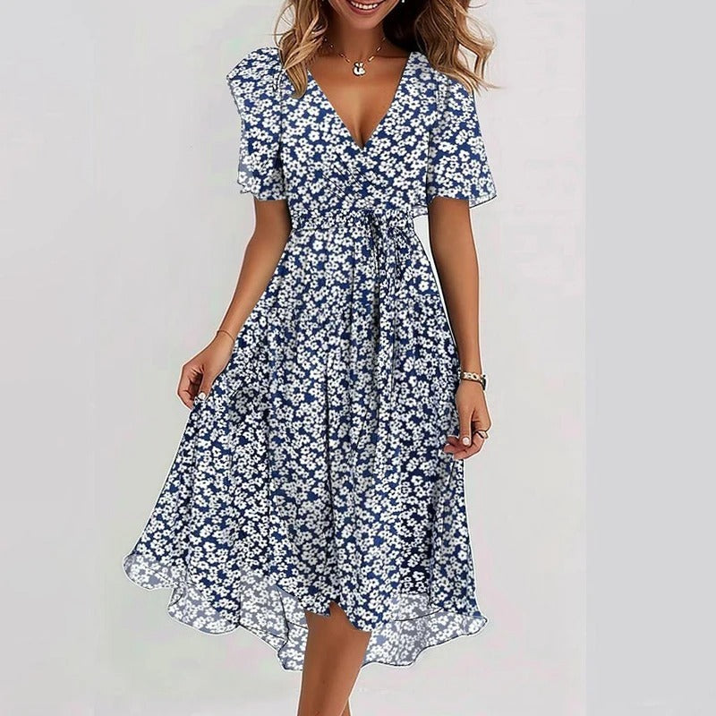 Talia | Elegant colourful dress