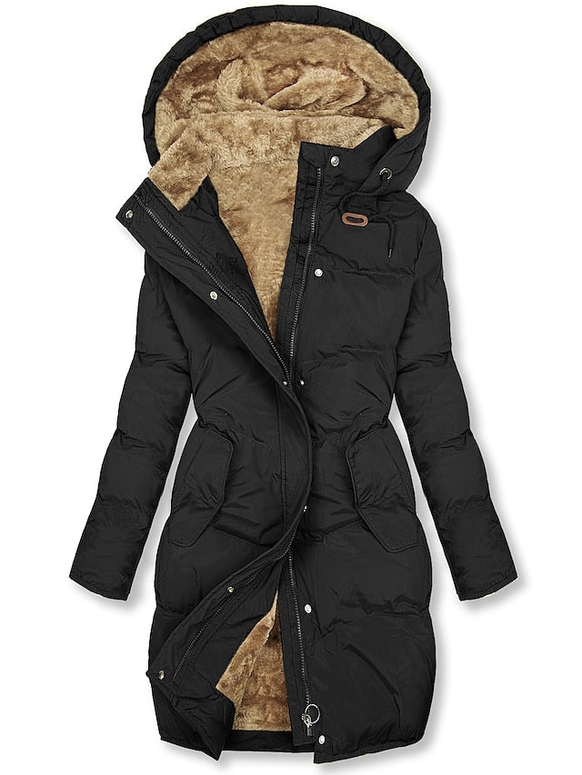 Magrite | Long-Length Hooded Puffer Jacket