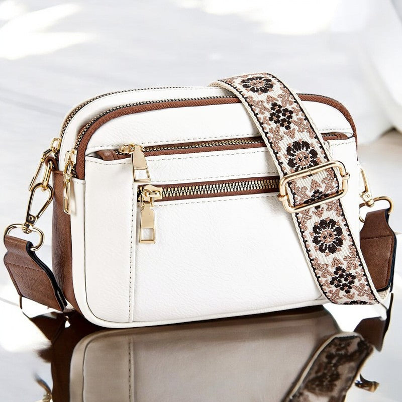 Odette | Refined Leather Shoulder Bag
