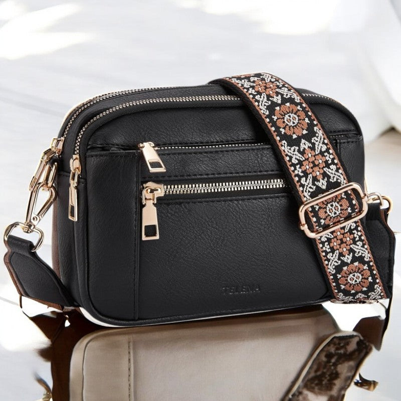 Odette | Refined Leather Shoulder Bag