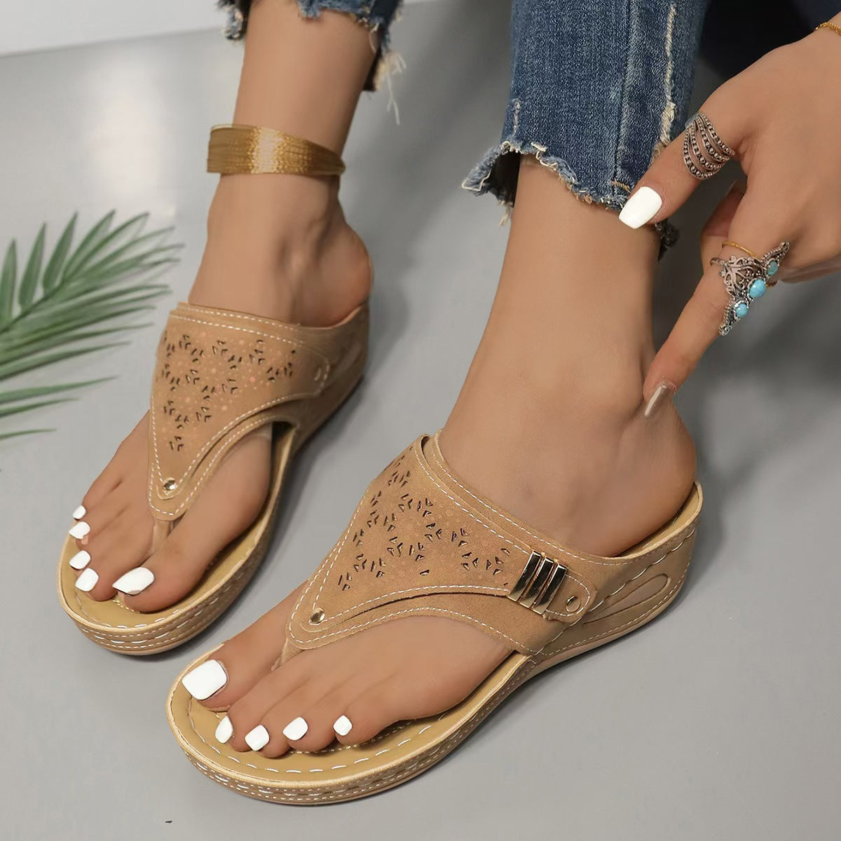 Novella | Archella Wedge Support Sandals