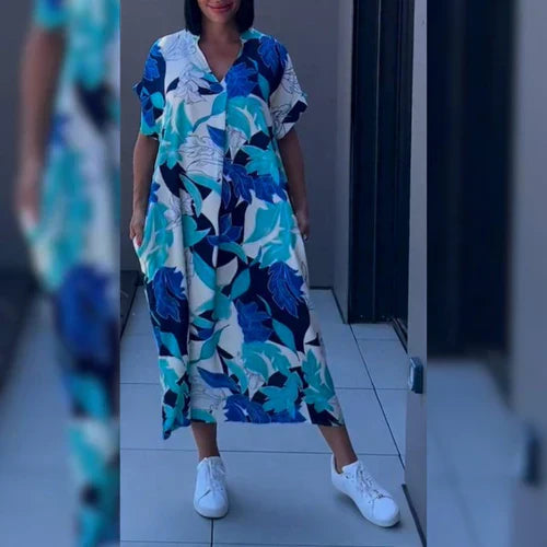 Fiona | Elegant printed dress for effortless style