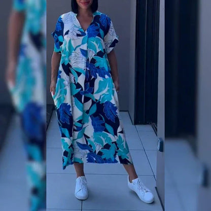 Fiona | Elegant printed dress for effortless style