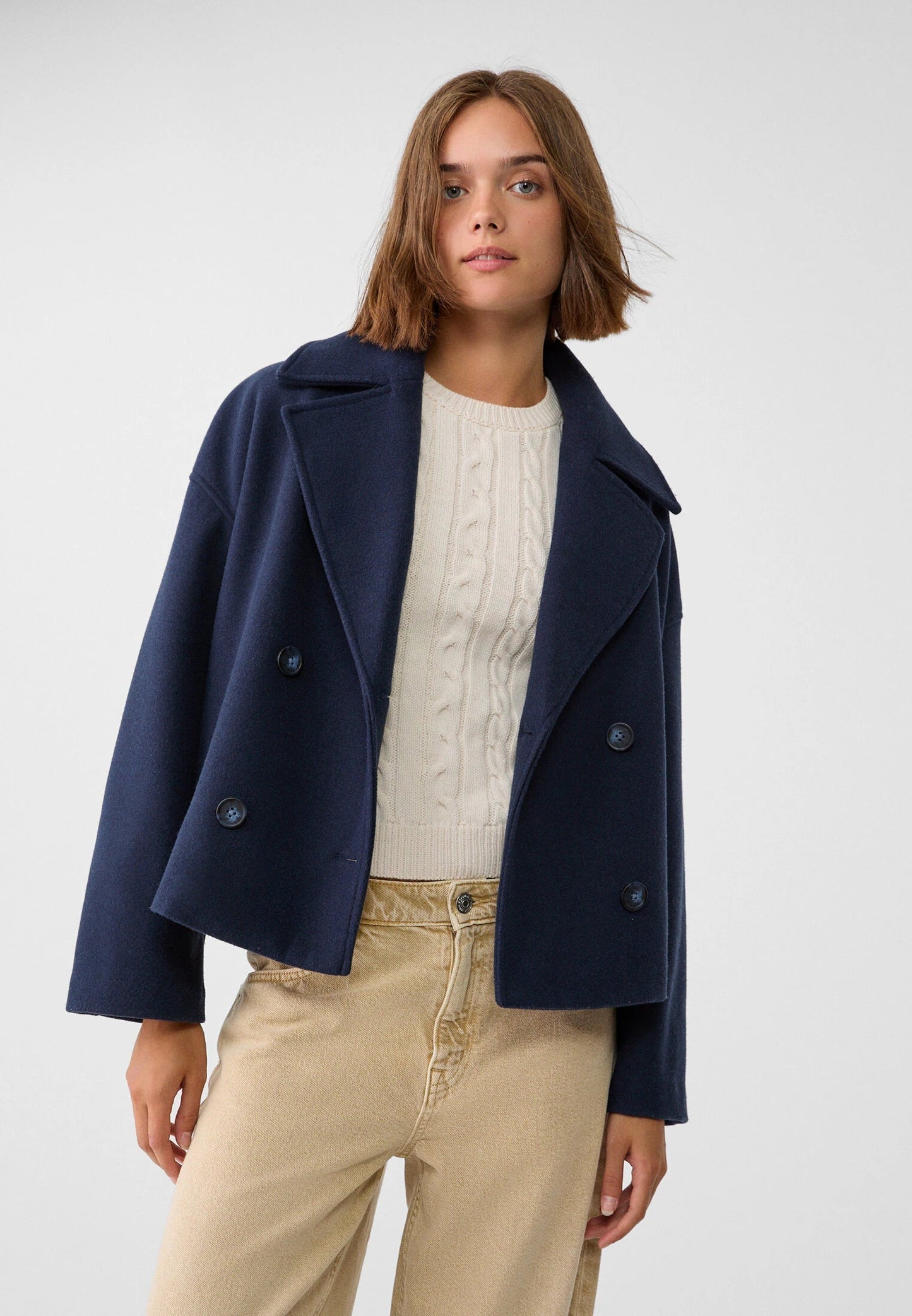 Ashley | Short Double-Breasted Jacket